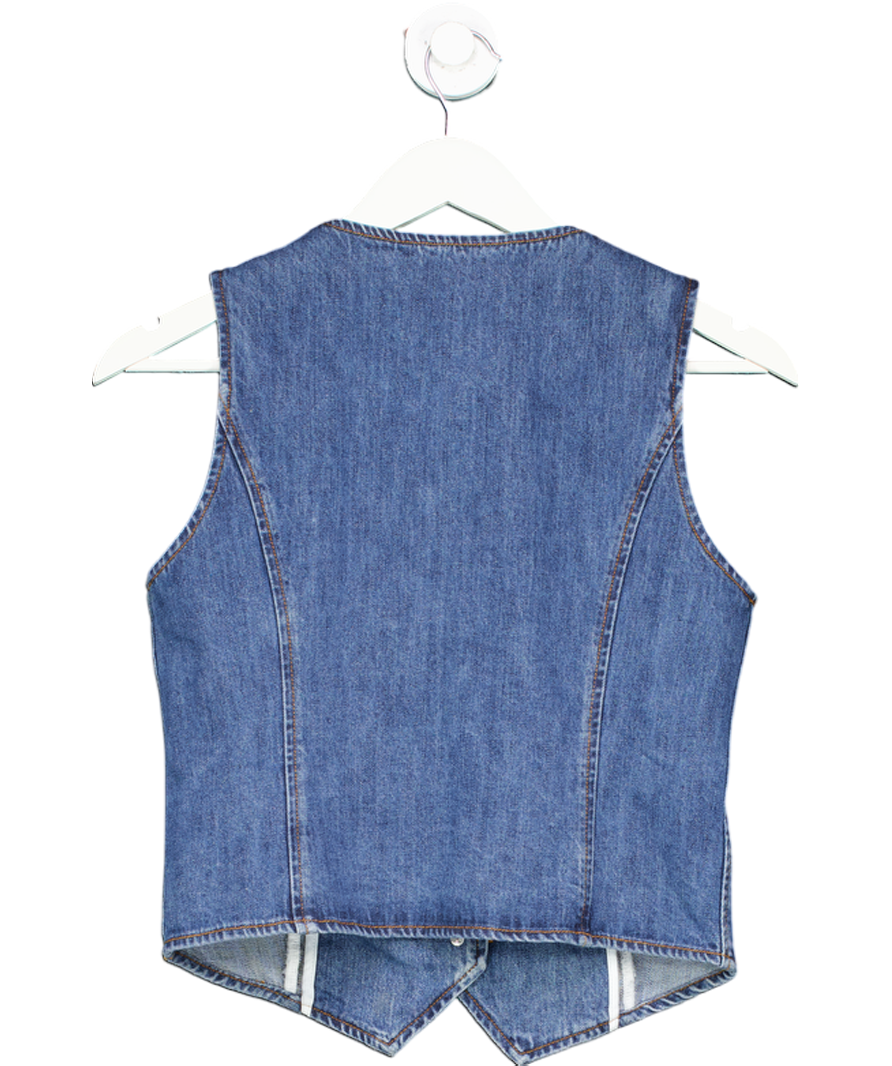 petite studio Blue Bridgett Vest - Denim UK S
