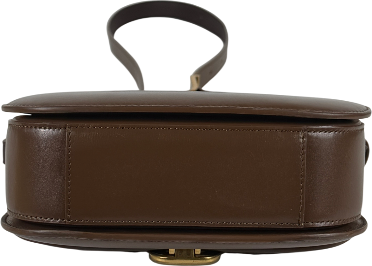 SONGMONT Brown Leather Medium Reset Tofu Bag