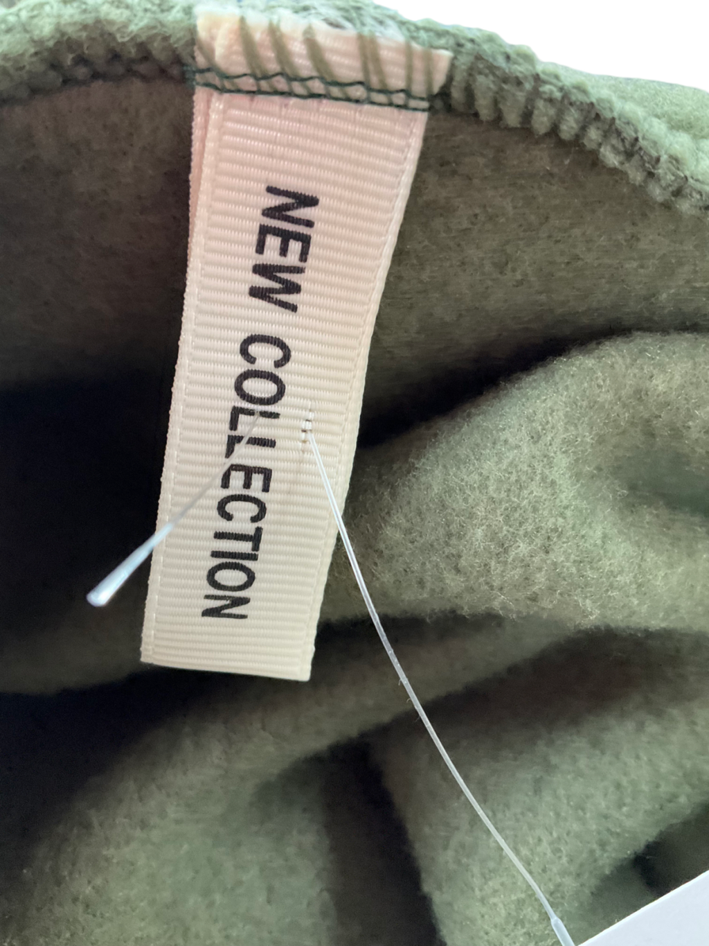 new collection Green Khaki Sequin Hooded JumperUK XL