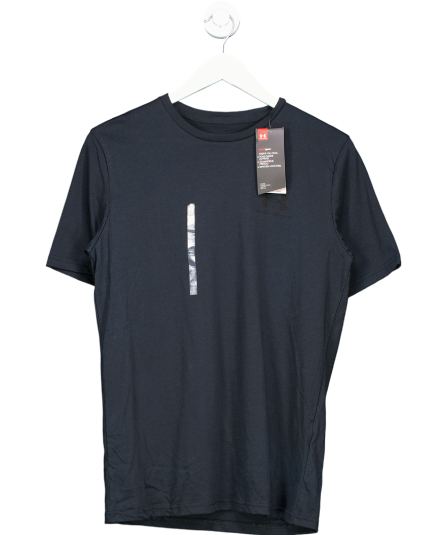 Under Armour Black Left Chest Logo T-shirt UK S/M