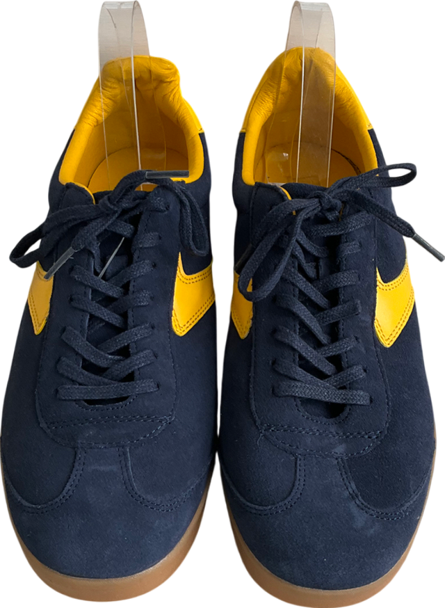 M&S Blue Suede Trainers UK 8 EU 41 👠