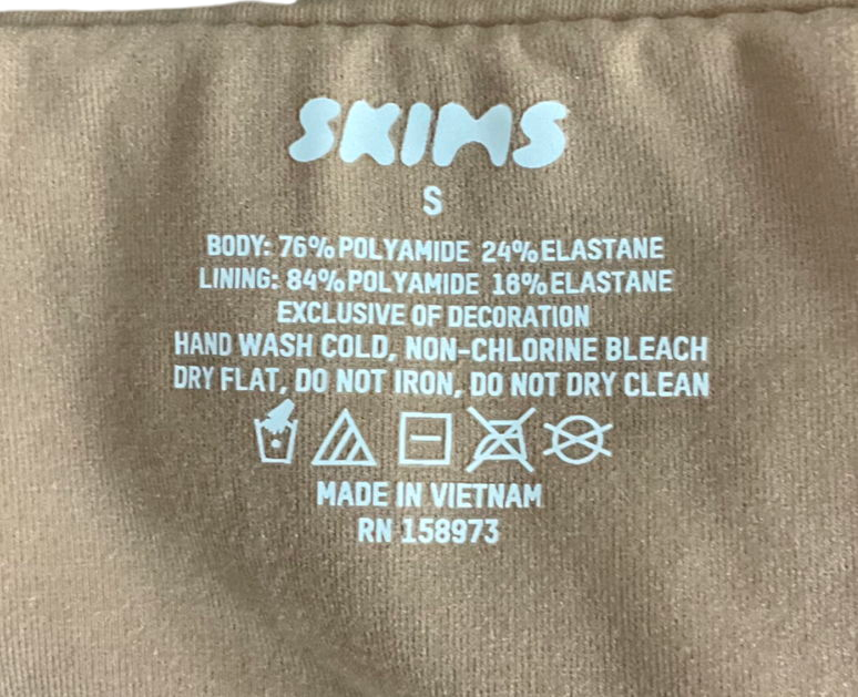 SKIMS Beige Fits Everybody Bandeau - Sienna UK S