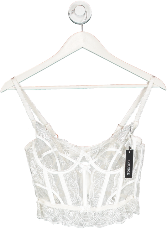 Lounge Underwear White Cordelia Intimates Corset UK S