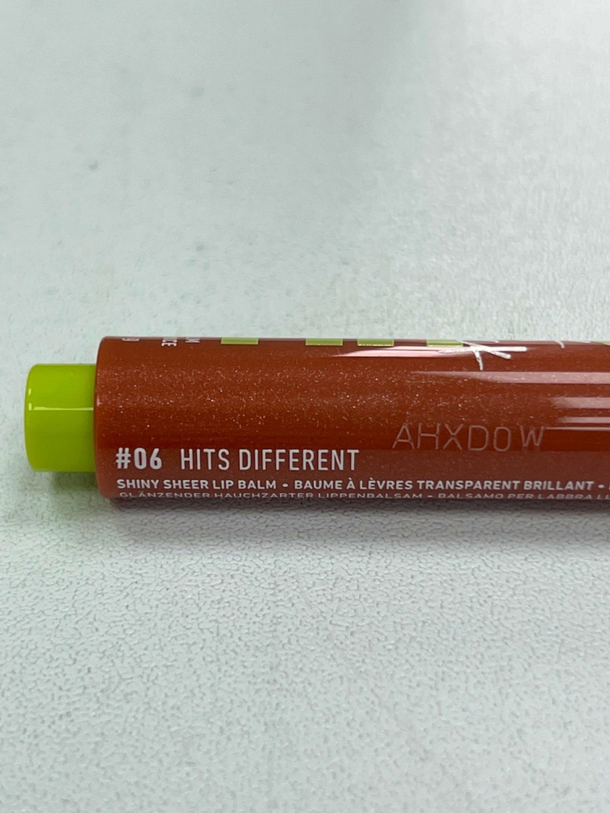 NYX Professional Makeup Fat Oil Slick Click Shiny Sheer Lip Balm Hits Different 2g