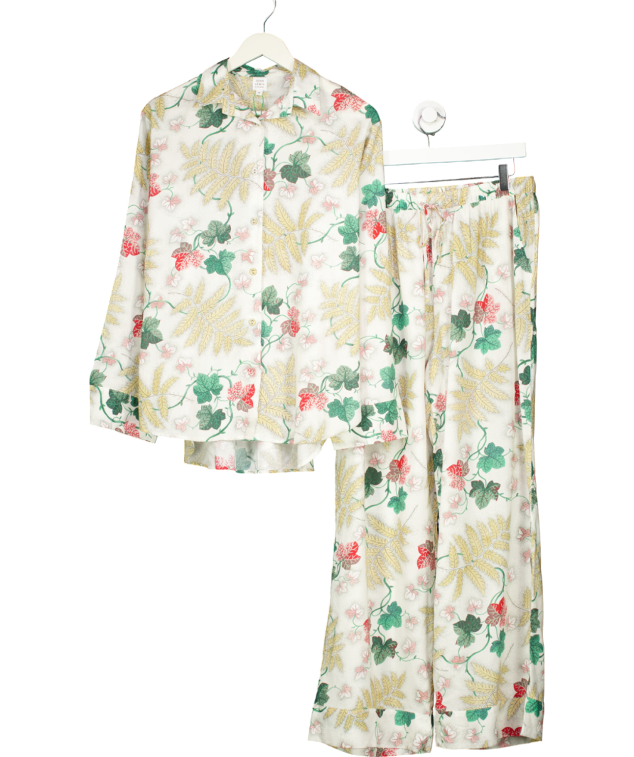 John Lewis Cream Collagerie Fern Modal Pyjama Set UK 12
