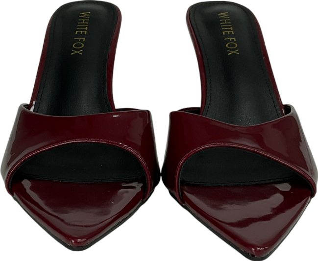 White Fox Red Drive Them Wild Heels Cherry Cola UK 8 EU 41 👠