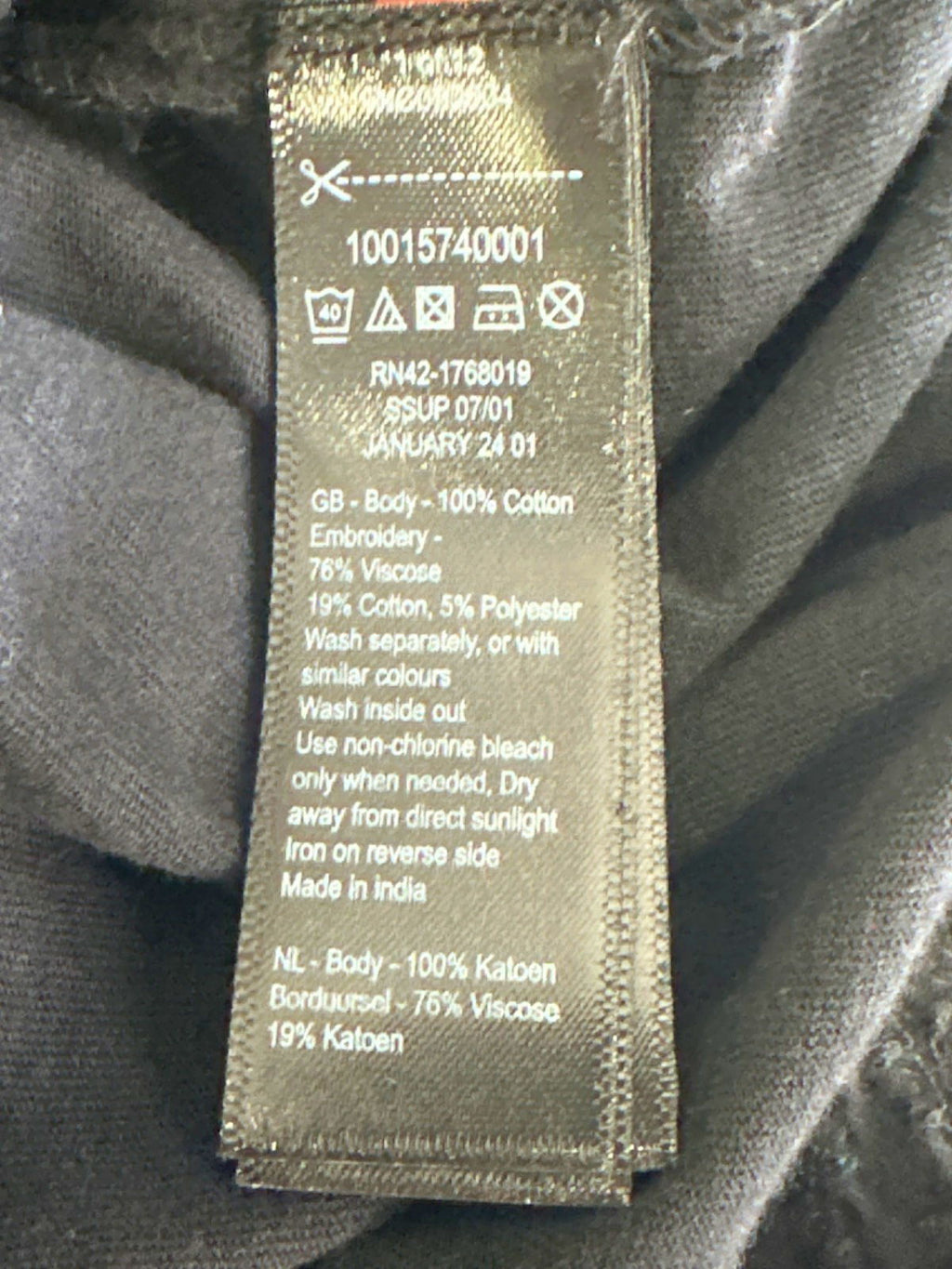 Monsoon Black Embroidered Maxi Dress UK L