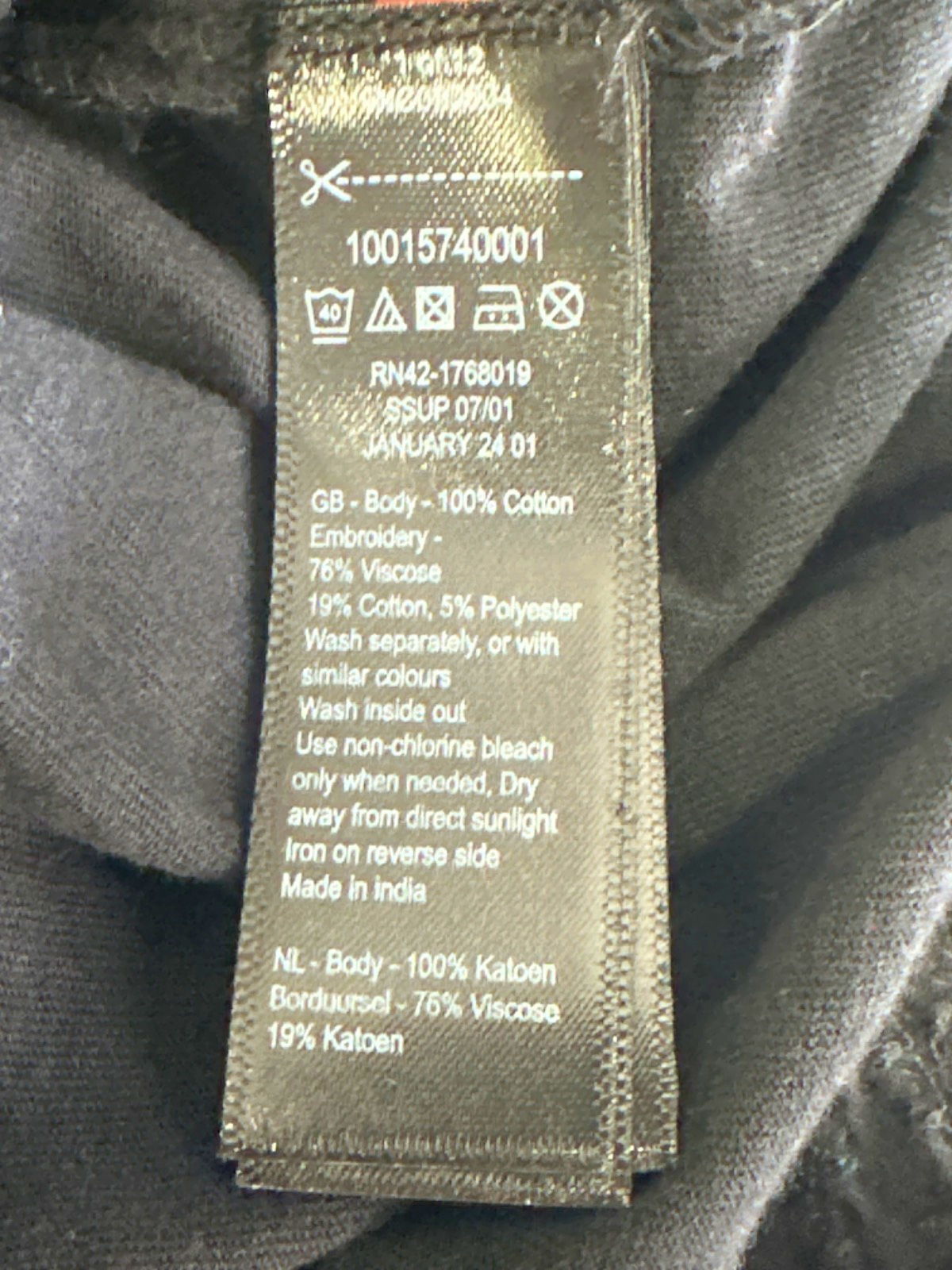 Monsoon Black Embroidered Maxi Dress UK L