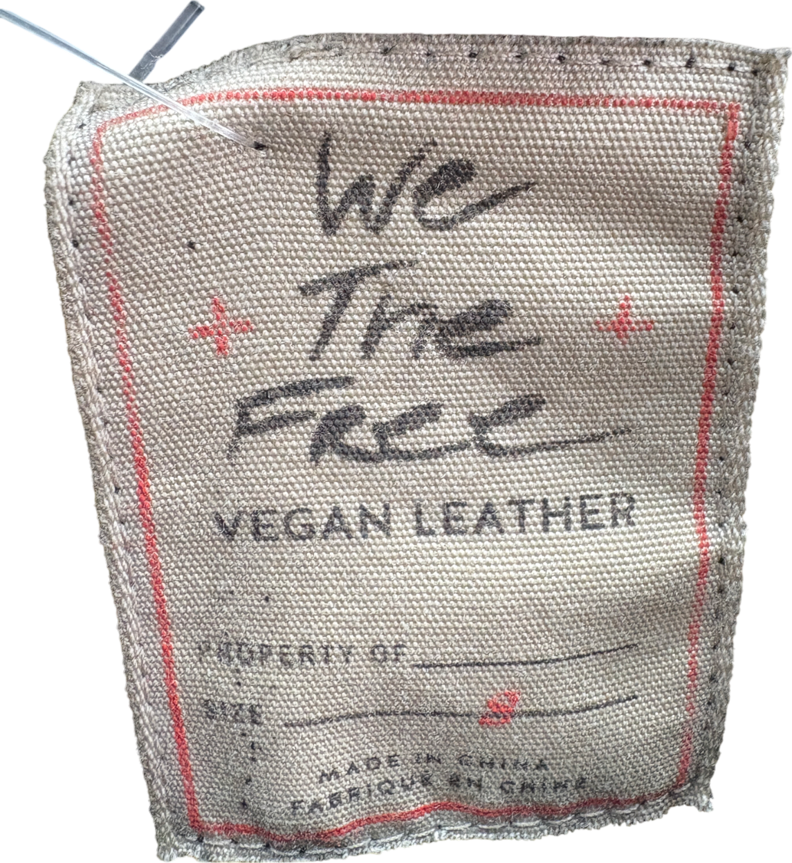 We The Free Black Fringe Out Vegan Suede Jacket UK 8