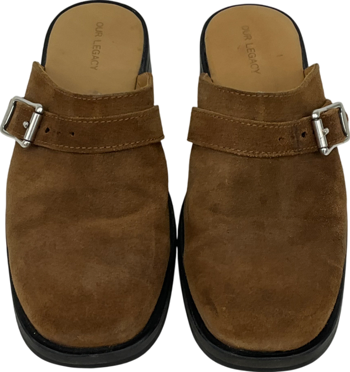 Our Legacy Brown Caminon Mules UK 9 EU 43 👞