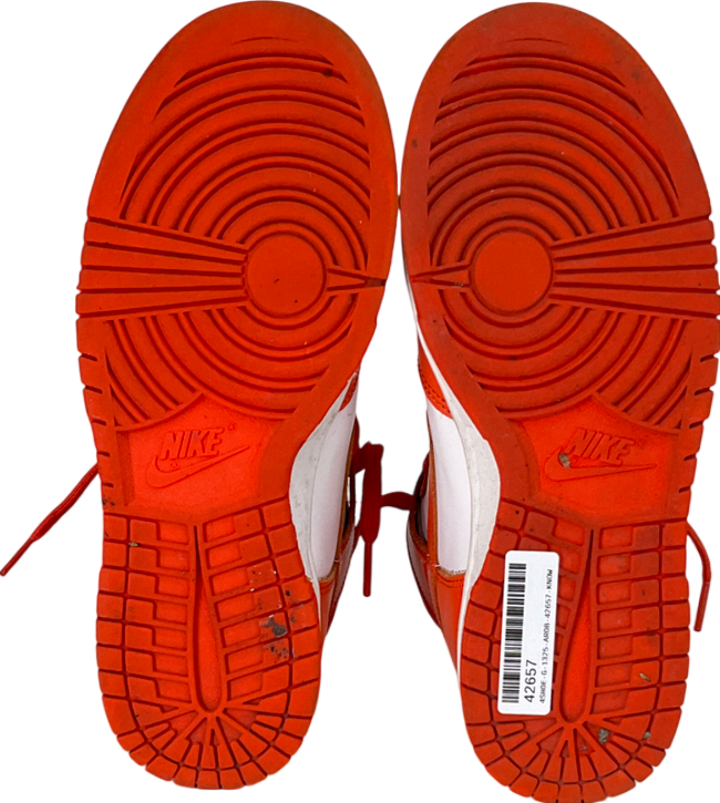 Nike Orange Dunk High Syracuse High top trainers UK 4 EU 37 👠