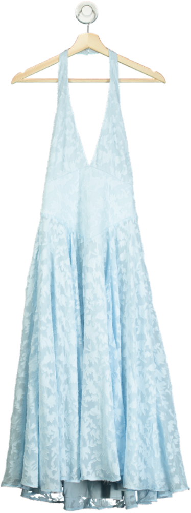 House of CB Light Blue Halter Maxi Dress S