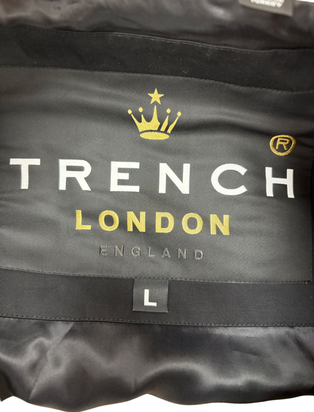 Trench Beige Bond Herringbone Jacket UK L