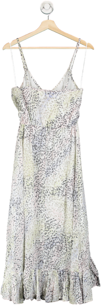 Rails White Frida Linen Mix Dress - Rainbow Cheetah UK XS