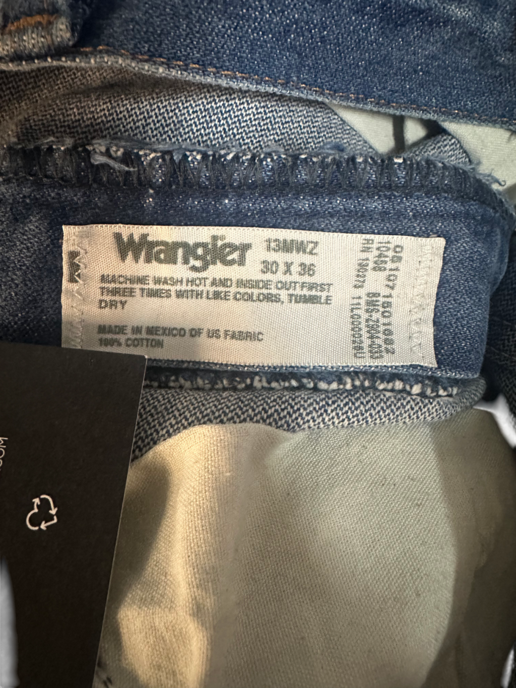 Wrangler 13mwz Blue original cowboy straight fit Jeans W30