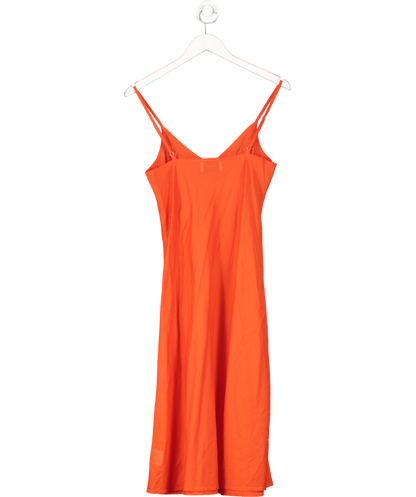 MERLETTE Orange Women's Wallis Smocked Dress UK XS