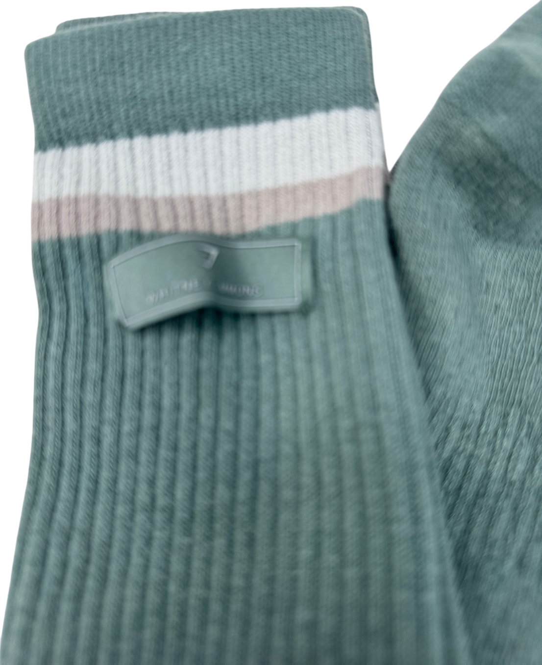gymshark Green Whitney Crew Socks One Size