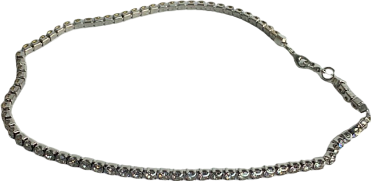 Silver Diamond Tennis Bracelet