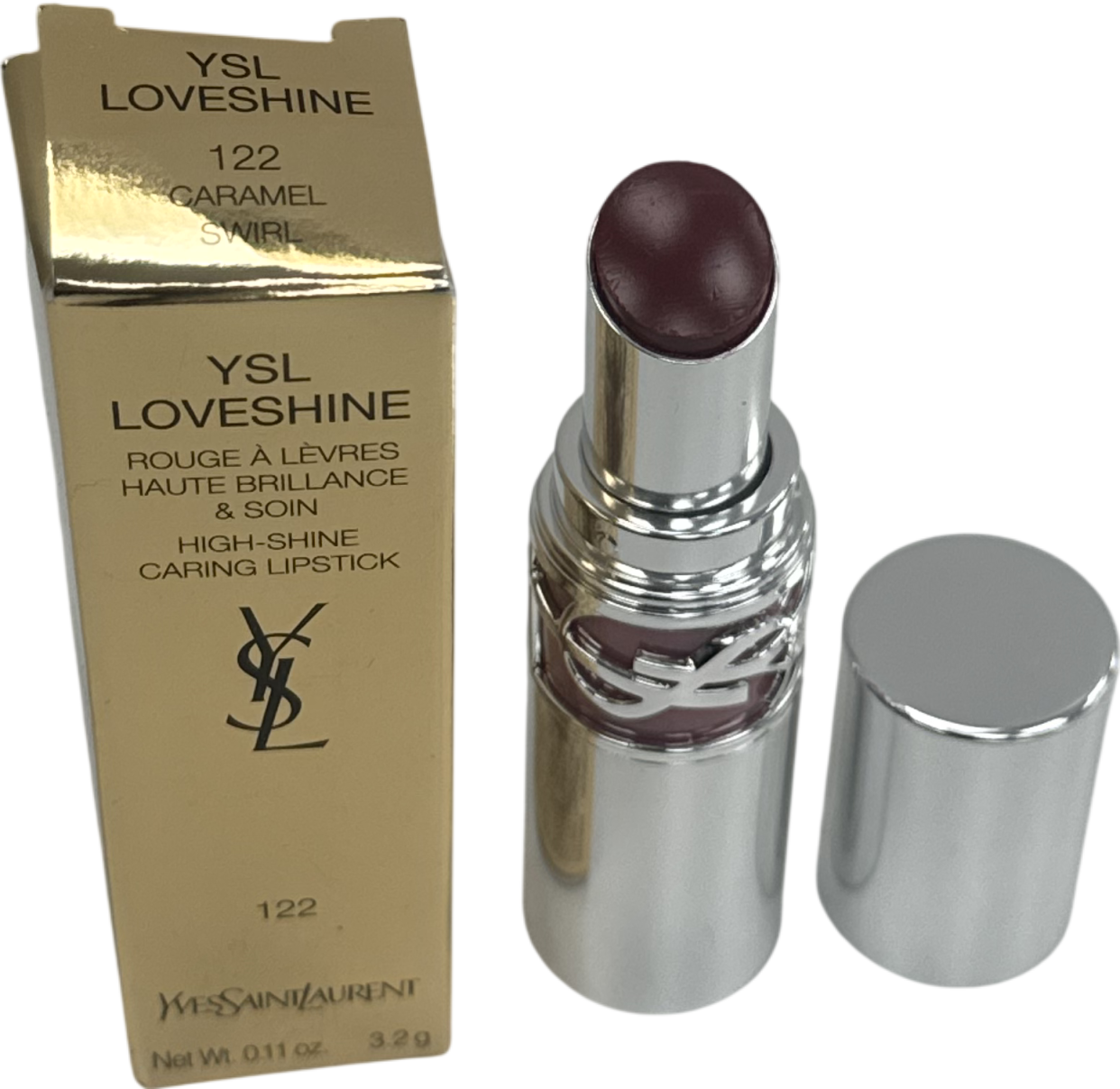 YSL Loveshine Lipstick 122 Caramel Swirl 3.2g