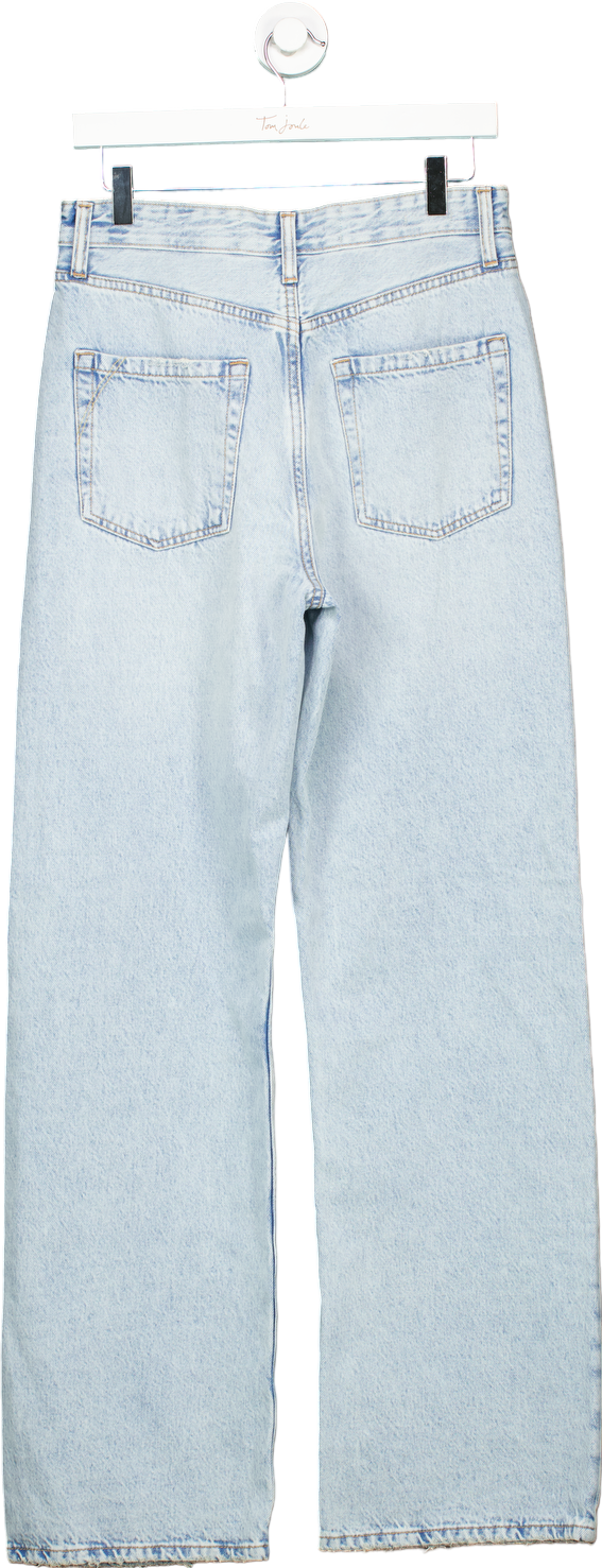 Topshop Light Blue Wide Leg Jeans UK 10