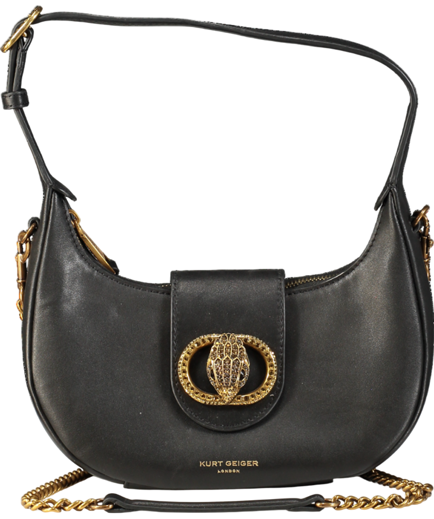 Kurt Geiger Black Small Chelsea Hobo Bag