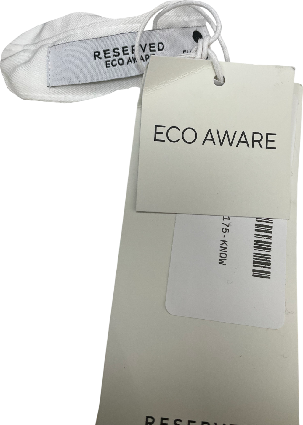 Reserved White Half Button Down Shirt UK 12