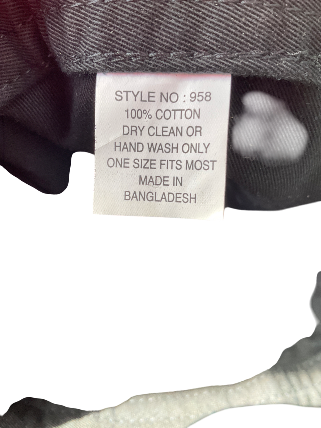 decky Black Grid H2o L/c Structured Cap One Size
