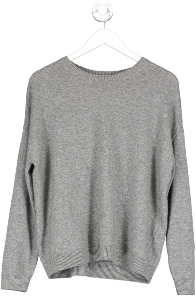 Weekend and Beyond Grey 100% Cashmere Sweater UK S