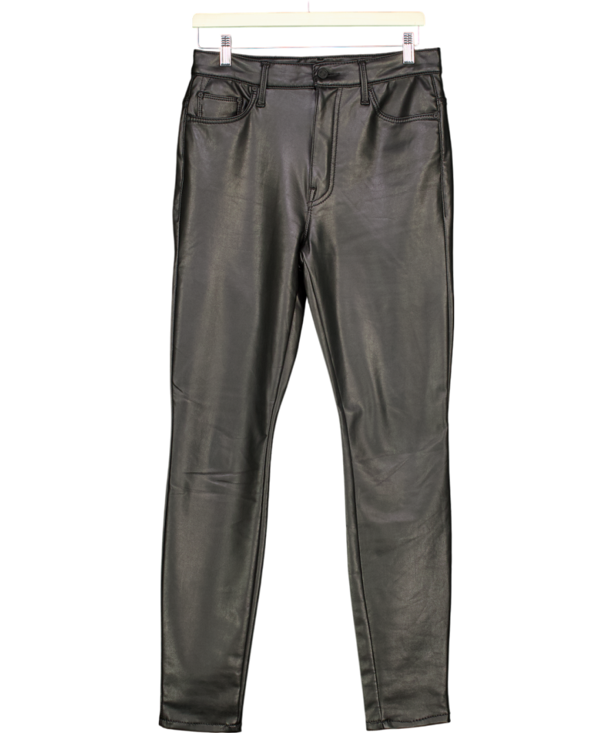 Mother Black The Super Swooner Faux Leather Jeans W29