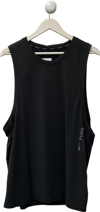 Puma Black Tank Top UK L