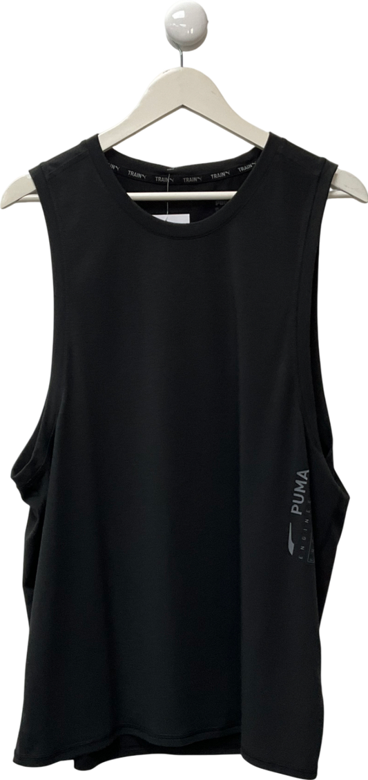 Puma Black Tank Top UK L