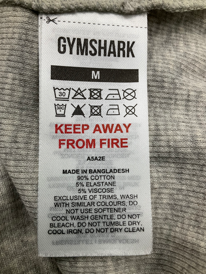 gymshark Grey Ribbed Tank Top UK M