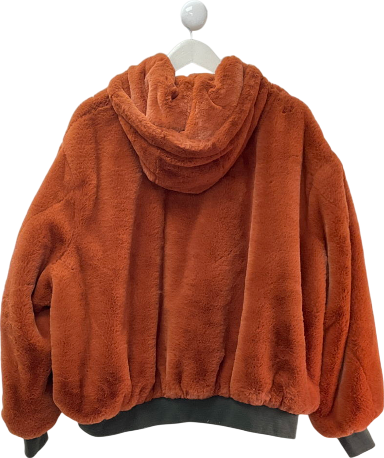 turf collection Brown Fur Jacket UK S