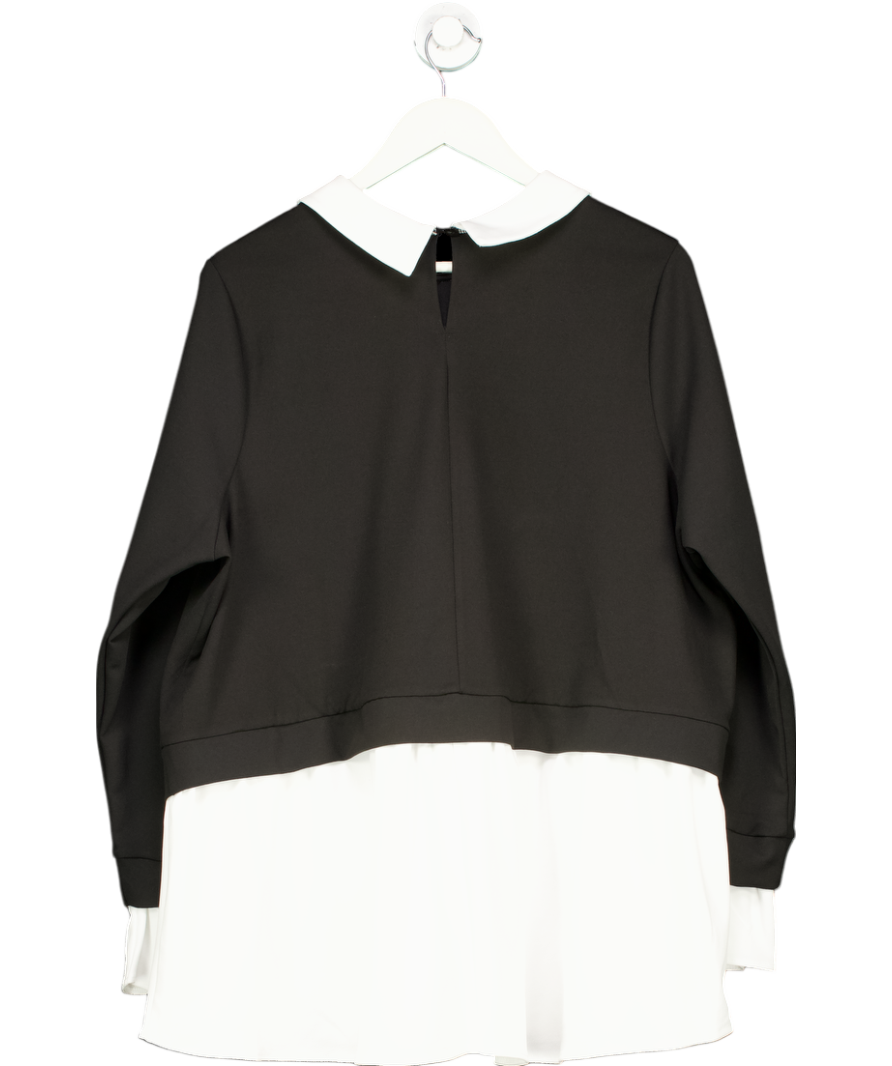 Yours Black 2-in-1 Layered Look Top UK 20