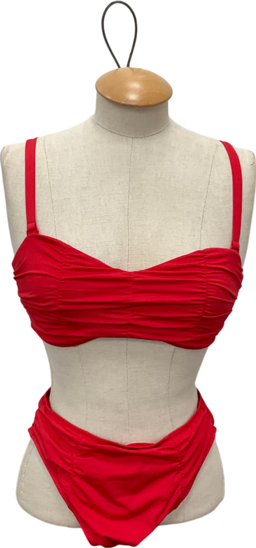 ASOS Red Bikini Set UK 34C
