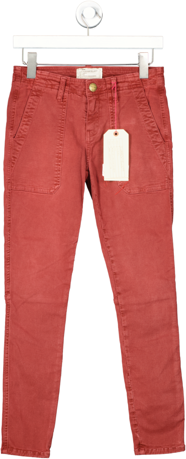 Current/Elliott Dark Red Slim Jeans BNWT W27