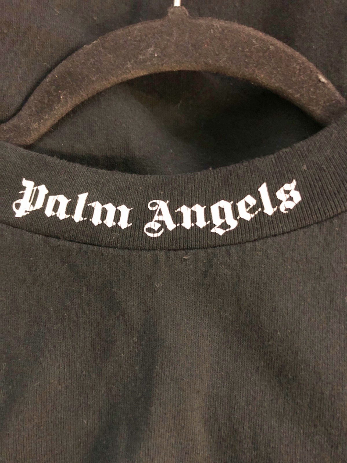 Palm Angels Black Large Logo T-shirt XS