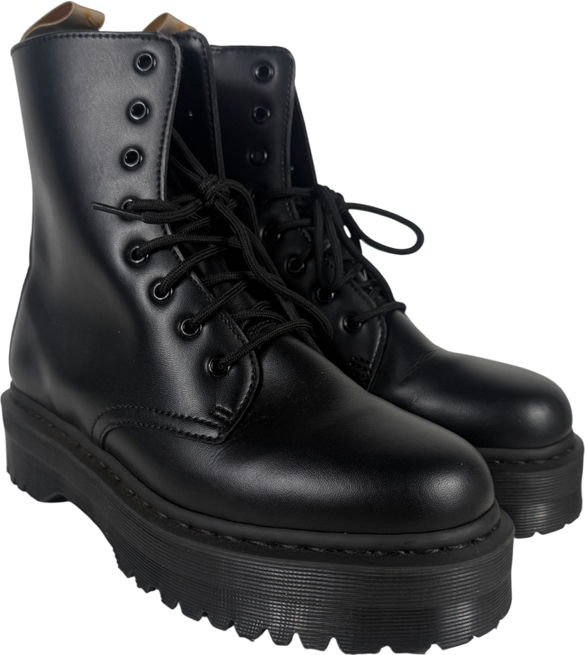 Dr Martens Black 1460 Mono Smooth Leather Lace Up Boots UK 10 EU 44