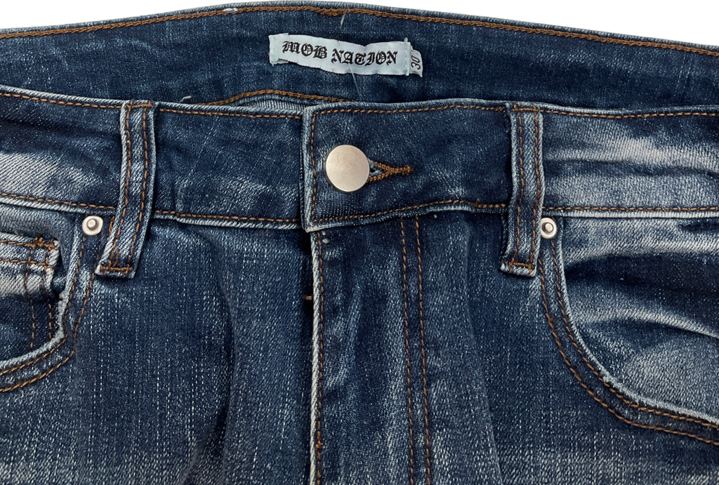 mob nation Blue Florentino Jeans W30