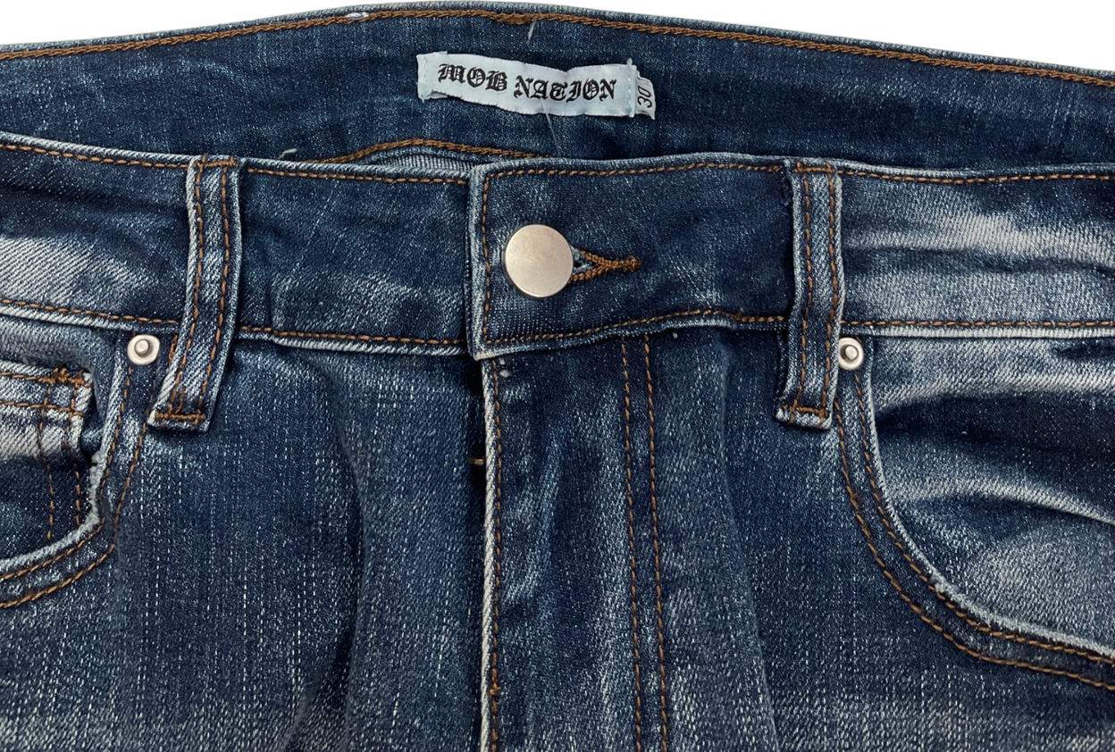 mob nation Blue Florentino Jeans W30