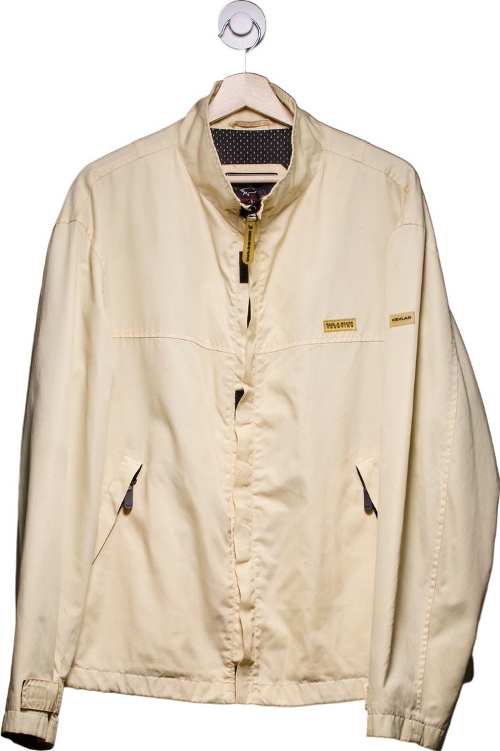 Paul & Shark Beige Yachting Windbreaker Jacket UK XL