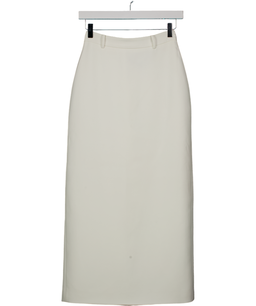 Pixie Market Nia White Maxi Skirt UK XS