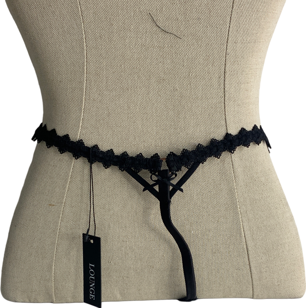 Lounge Underwear Black Xena Intimates Set UK M