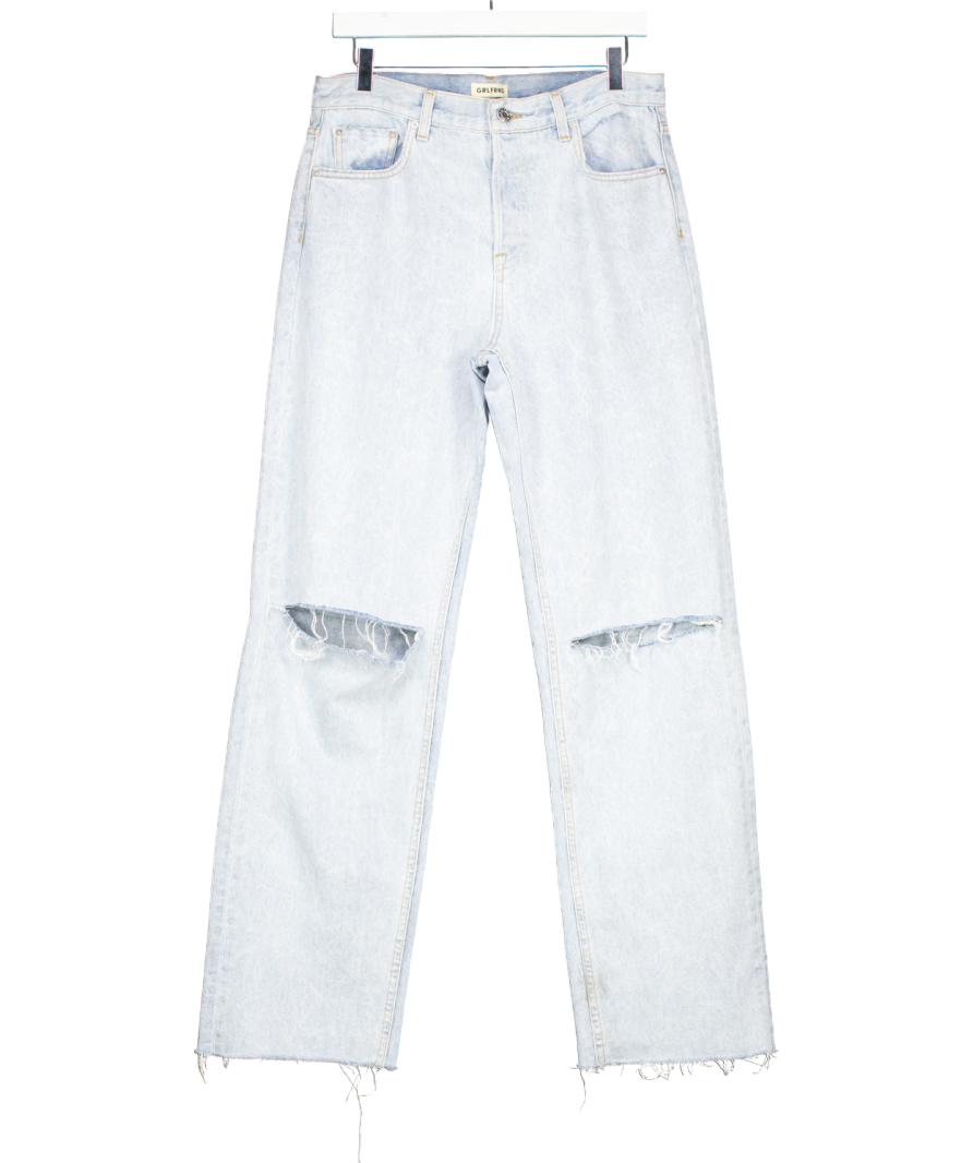 grlfrnd Blue Bella Low Rise Boyfriend Jeans W27