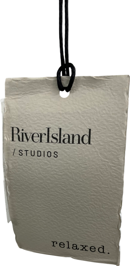 River Island White Classic Vest UK 8