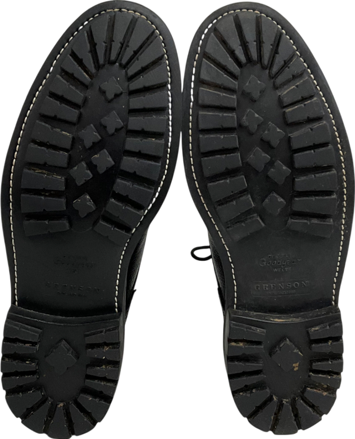 Ecco Black Men's Leather Lace-up Boot UK 9 EU 43 👞