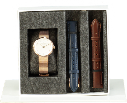 Nordgreen Copenhagen Rose Gold Native Watch Set