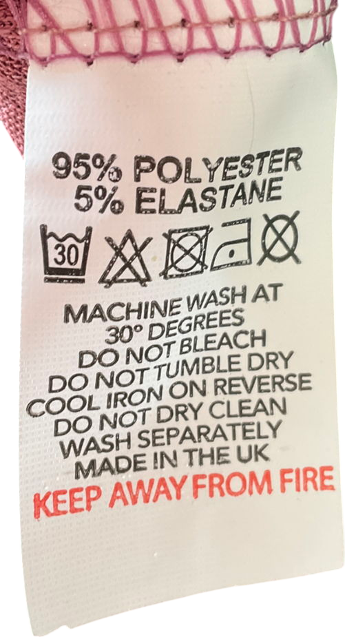 Ego Red Low Rise Frilly Skirt UK 12