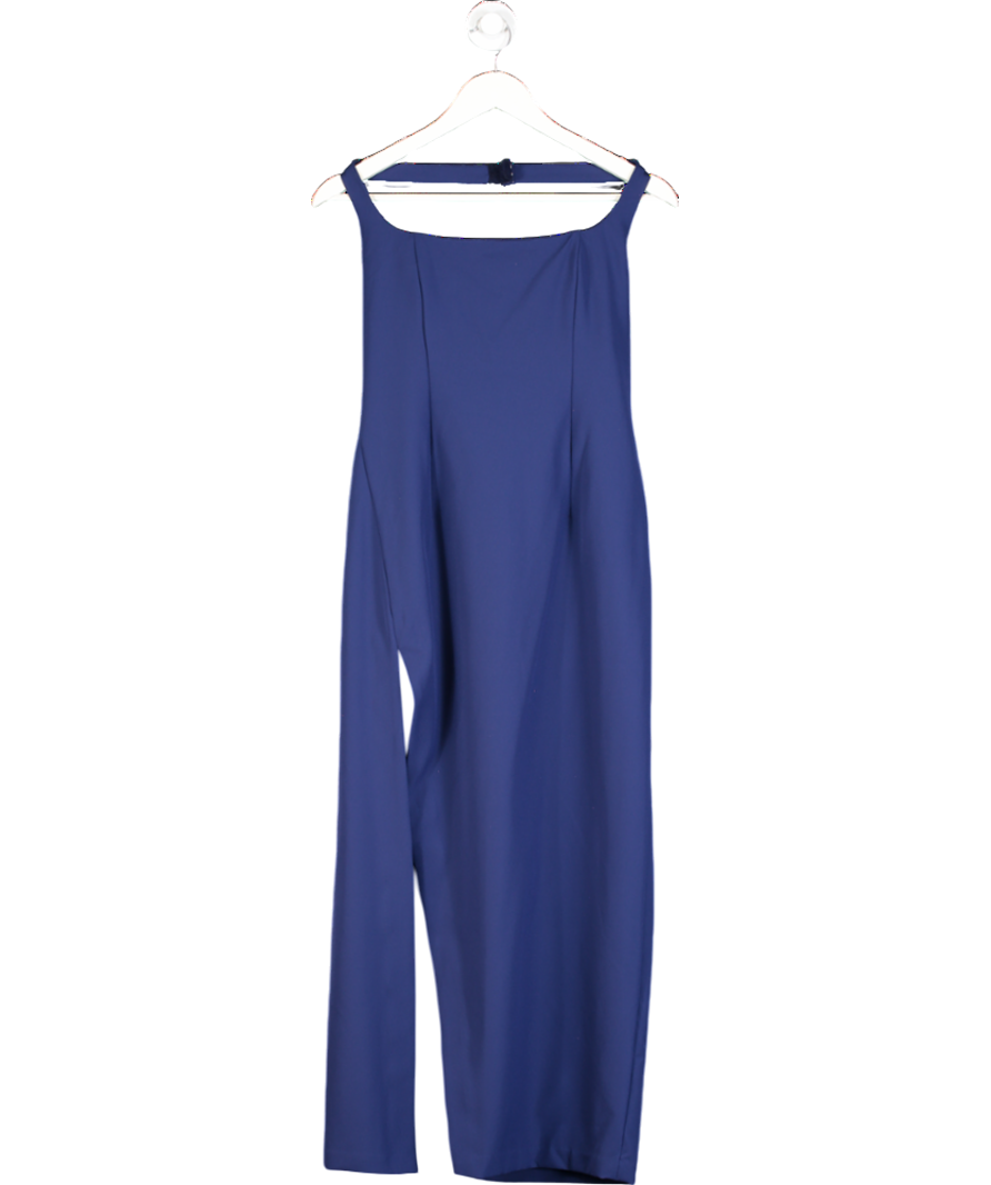L'academie Blue Halter Neck Midaxi Dress UK L