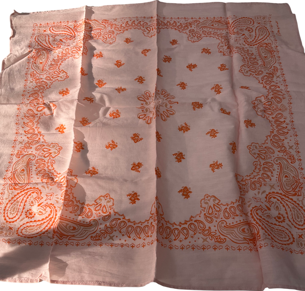 Bonpoint Pink Cotton Scarf Acte Printed